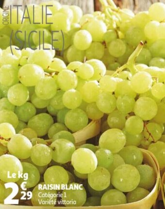 Auchan Raisin Blanc aanbieding