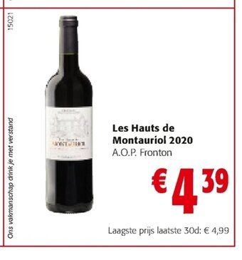Colruyt Les Hauts de Montauriol 2020 aanbieding