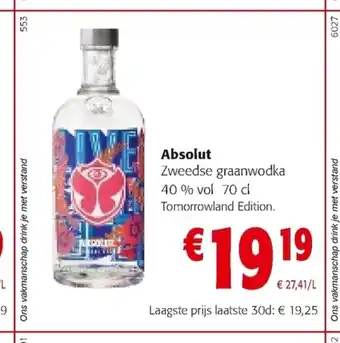 Absolut 70 cl