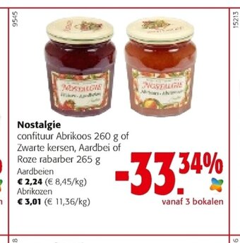 Colruyt Nostalgie Aardbeien 265 g aanbieding