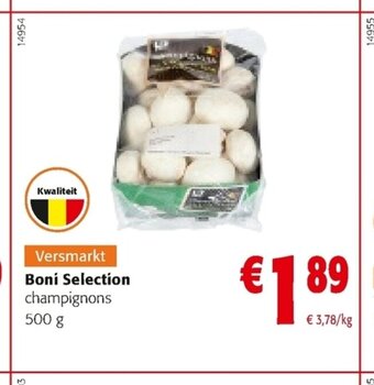 Colruyt Boni Selection champignons 500 g aanbieding