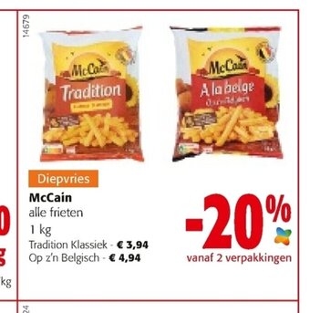 Colruyt McCain Tradition Klassiek 1 kg aanbieding