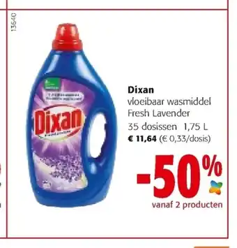 Colruyt Dixan vloeibaar wasmiddel Fresh Lavender 35 dosissen 1,75 L aanbieding