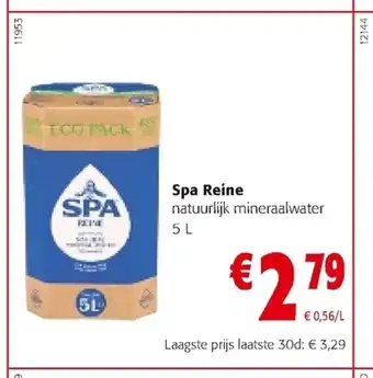 Colruyt Spa Reinie 5 L aanbieding