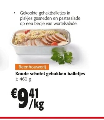Colruyt Koude schotel gebakken balletjes 460 g aanbieding