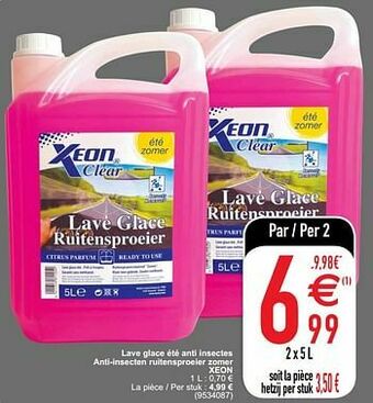 Cora Lave glace été anti insectes anti-insecten ruitensproeier zomer xeon aanbieding