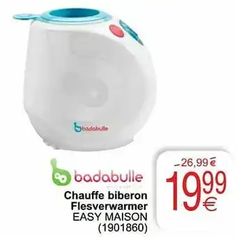 Cora Badabulle chauffe biberon flesverwarmer easy maison aanbieding