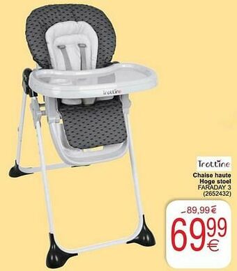 Cora Chaise haute hoge stoel faraday 3 aanbieding