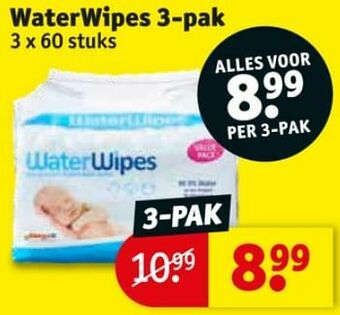 Kruidvat Waterwipes aanbieding
