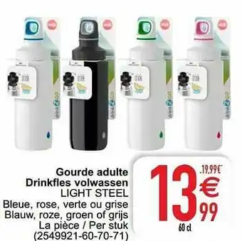 Cora Gourde adulte drinkfles volwassen aanbieding