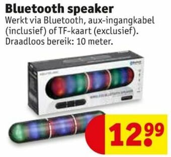 Kruidvat Bluetooth speaker aanbieding