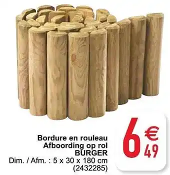 Cora Bordure en rouleau afboording op rol burger aanbieding