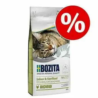 9 + 1 kg gratis! Bozita Droogvoer voor Katten Indoor & Sterilised (10 kg)