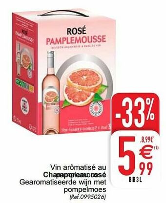 Cora Vin arômatisé au pamplemousse gearomatiseerde wijn met pompelmoes aanbieding