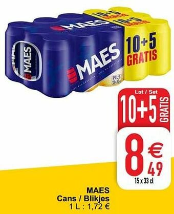 Cora Maes cans - blikjes aanbieding