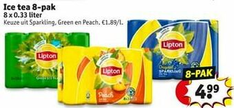 Kruidvat Ice tea aanbieding