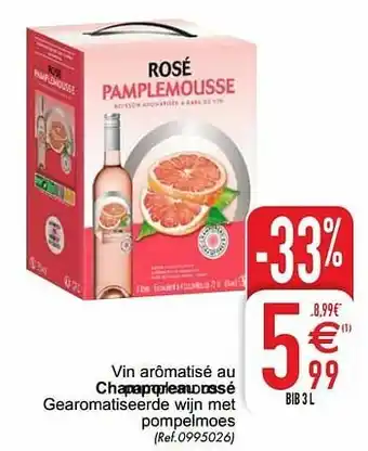 Cora Vin arômatisé au pamplemousse gearomatiseerde wijn met pompelmoes aanbieding