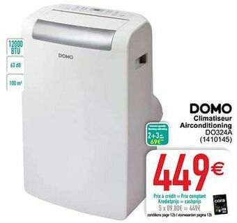 Cora Domo elektro climatiseur airconditioning do324a aanbieding