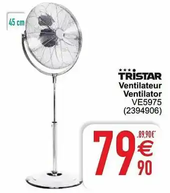Cora Tristar ventilateur ventilator ve5975 aanbieding