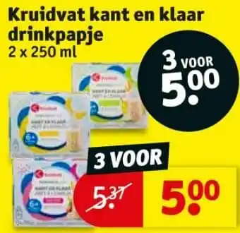Kruidvat Kruidvat kant en klaar drinkpapje aanbieding