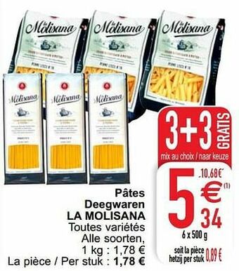 Cora Pâtes deegwaren la molisana aanbieding