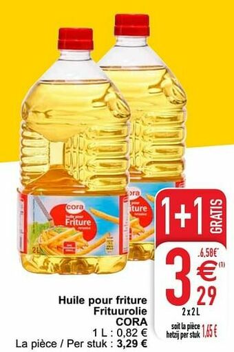 Cora Huile pour friture frituurolie cora aanbieding