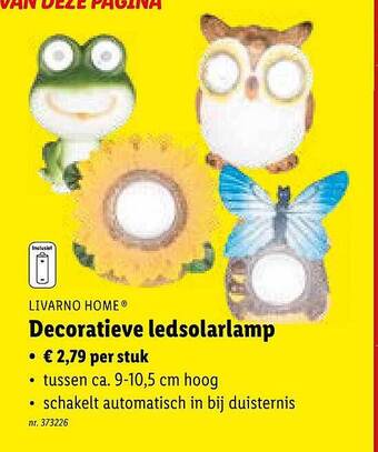Lidl Decoratieve Ledsolarlamp aanbieding