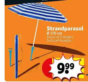 Kruidvat Strandparasol aanbieding