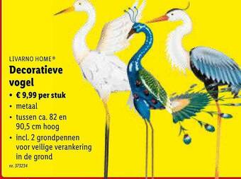 Lidl Decoratieve Vogel aanbieding