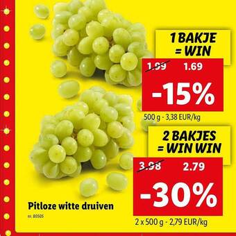 Pitloze Witte Druiven