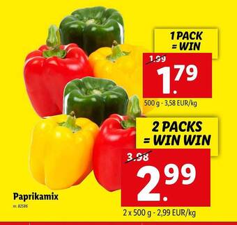 Lidl Paprikamix aanbieding