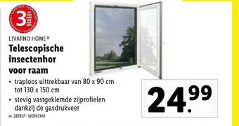 Lidl Telescopische Insectenhor Voor Raam aanbieding