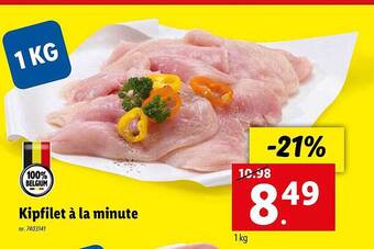 Lidl Kipfilet à La Minute aanbieding