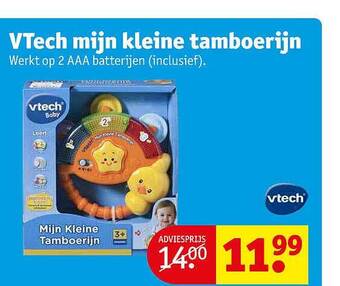 Kruidvat Vtech Mijn Kleine Tamboerijn aanbieding