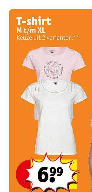 Kruidvat T-shirt aanbieding