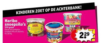 Kruidvat Haribo Snoepsilo's aanbieding