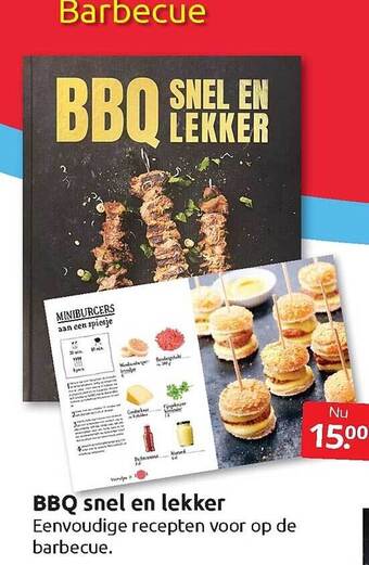 Boekenvoordeel Bbq Snel En Lekker aanbieding