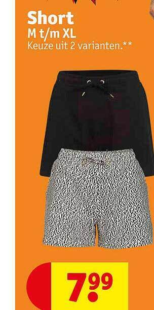 Kruidvat Short aanbieding