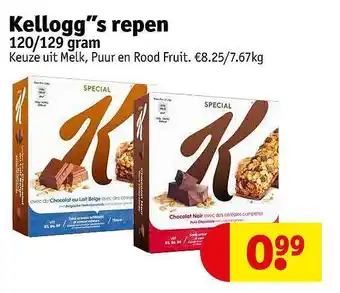 Kruidvat Kellogg's Repen aanbieding