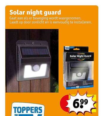 Kruidvat Solar Night Guard aanbieding