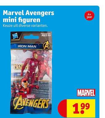 Kruidvat Marvel Avengers Mini Figuren aanbieding