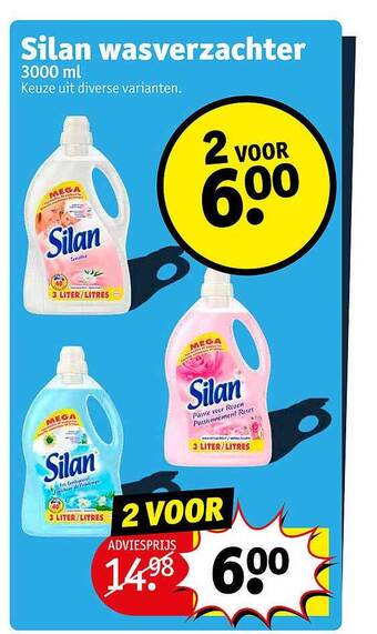 Kruidvat Silan Wasverzachter aanbieding