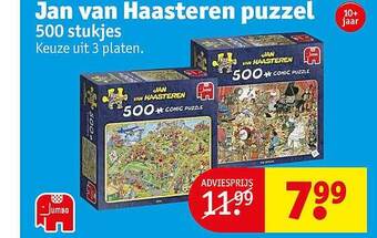 Kruidvat Jan Van Haasteren Puzzel aanbieding