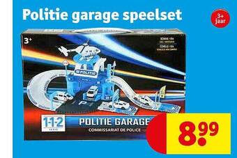 Kruidvat Politie Garage Speelset aanbieding
