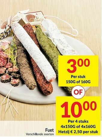 Intermarché Fuet aanbieding