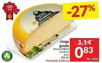 Intermarché Jonge gouda noord holland graskaas kaas aanbieding