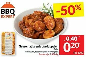 Intermarché Gearomatiseerde aardappelen peka mexicaans rozemarijn of provençaals aanbieding