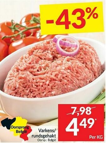 Intermarché Varkens- rundsgehakt aanbieding