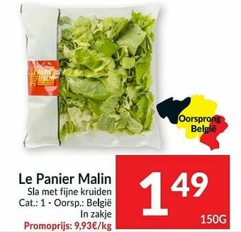 Le panier malin sla met fijne kruiden