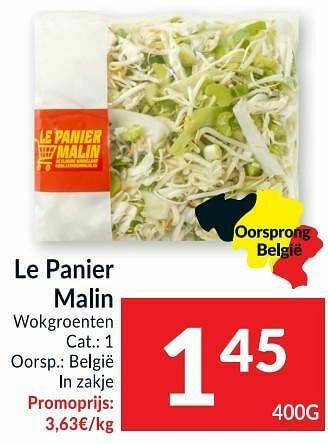 Intermarché Le panier malin wokgroenten aanbieding